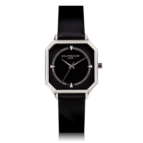 Night Watch - Steel Case, Bezel set with 76 Brilliant-cut Diamonds